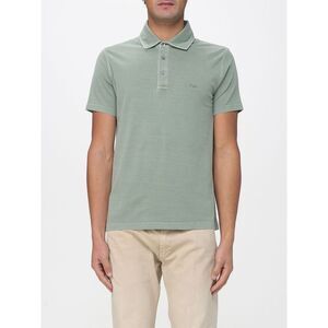 Fay Polo Shirt Men Grass Green